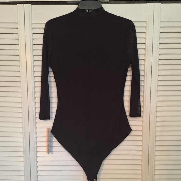 Almost famous black lace bodysuit LG NWT *C1 - Picture 5 of 7